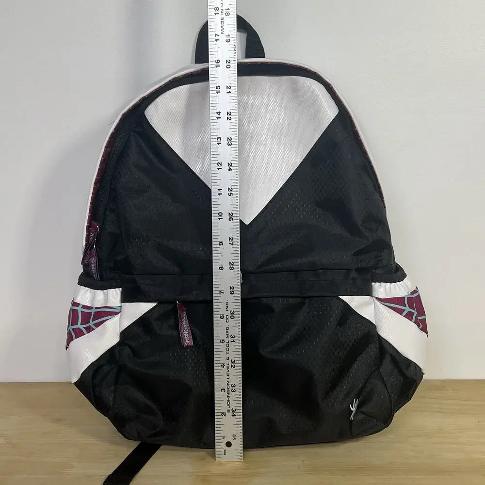 Spider Gwen Marvel ThinkGeek Backpack Black Pink school super hero laptop - Picture 2 of 7